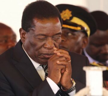 Mnangagwa one eye open